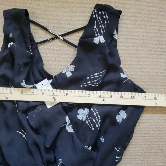 NEW New Maurices Black Floral High Low Dress - Picture 8 of 13